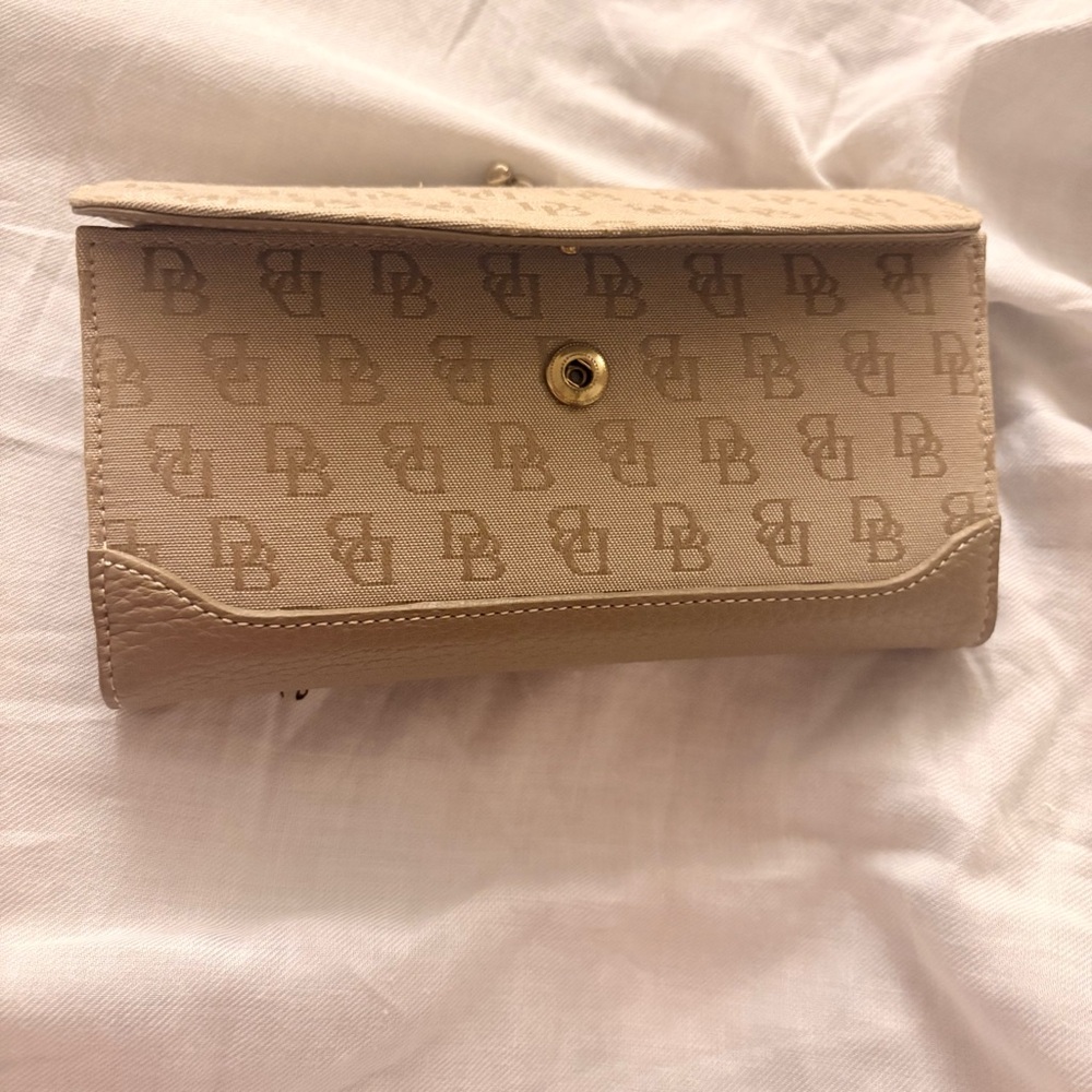 Dooney & Bourke Tan Monogram Wallet